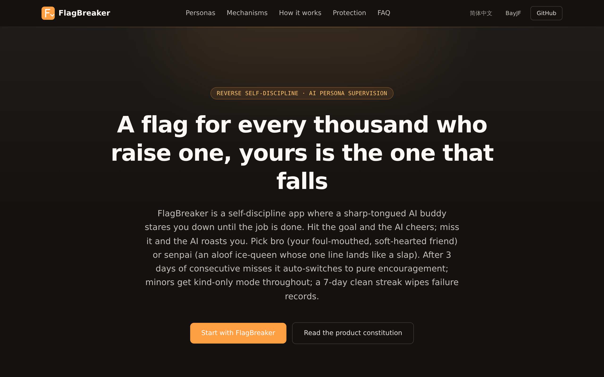 FlagBreaker product preview